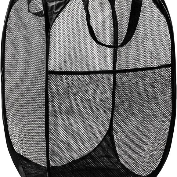 Pop Up Hamper, 1 PCS Mesh Pop Up Laundry Hamper, Premium Pop Up Laundry Basket, - Picture 1 of 7